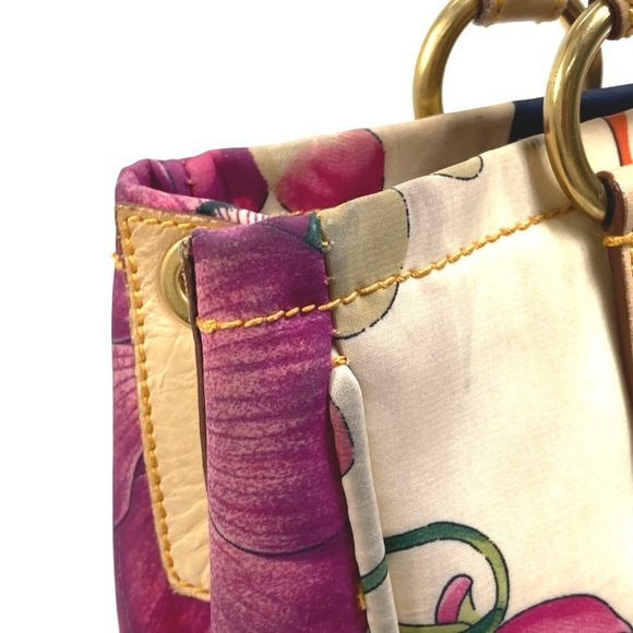 Salvatore Ferragamo Animal Print Tiger Handbag/Tote Bag Nylon Women's Multicolor
